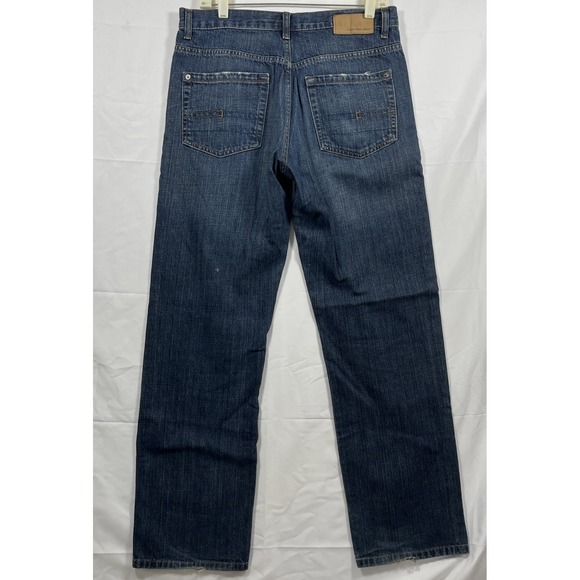 Calvin Klein Men's Blue Relaxed Straight Easy Fit Jeans W32  x L32 100% Cotton - Picture 3 of 11